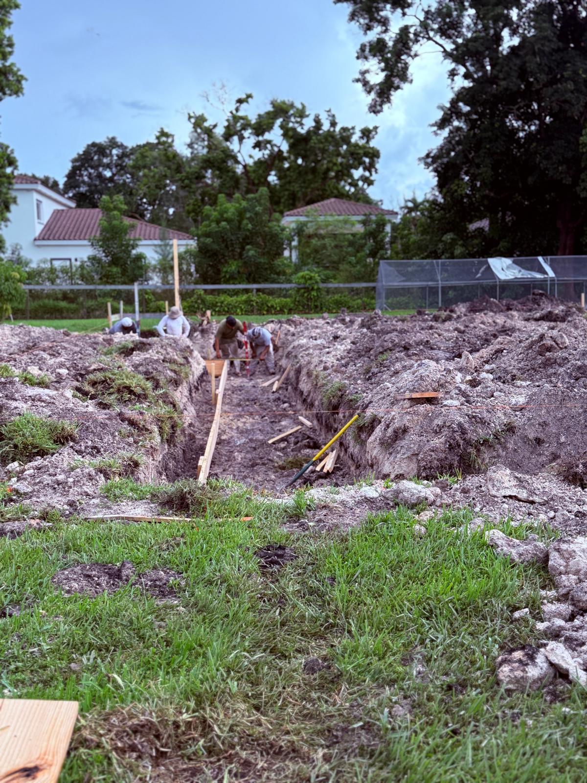 Microcement accent wall - LMV Construction
