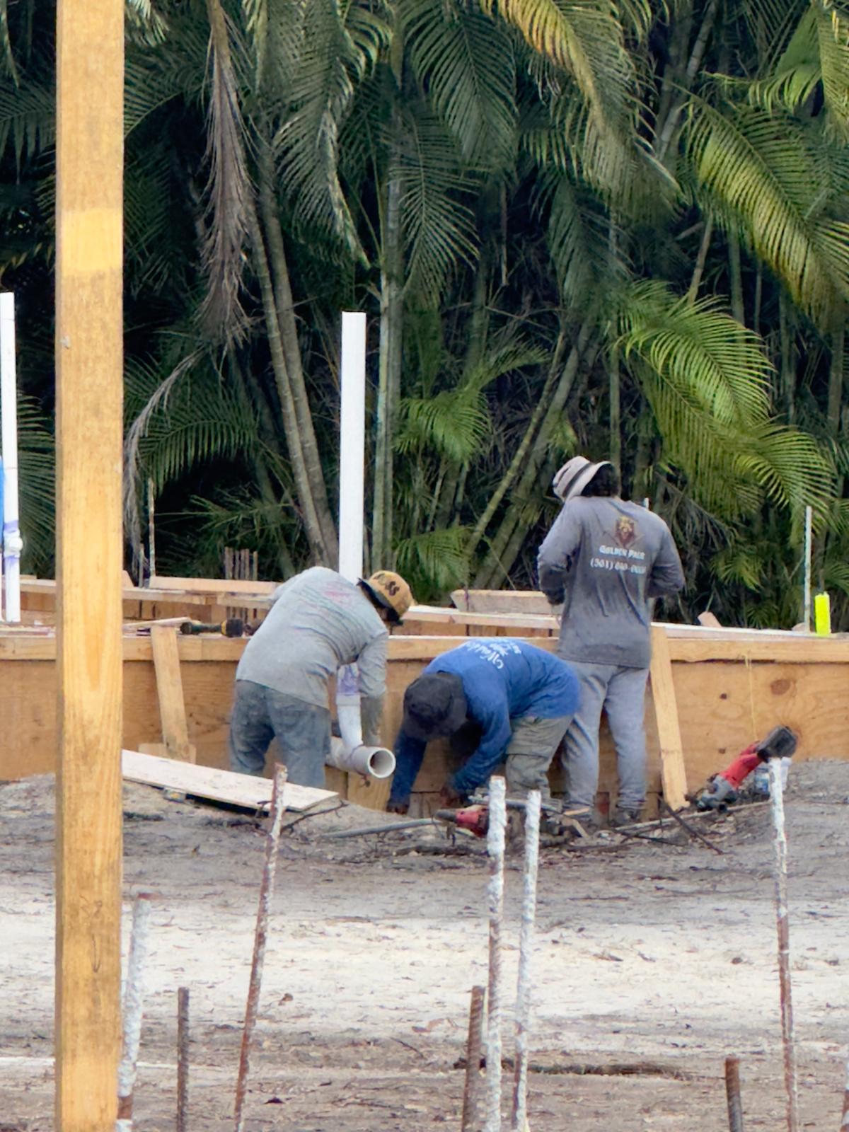 Foundation block walls - LMV Construction