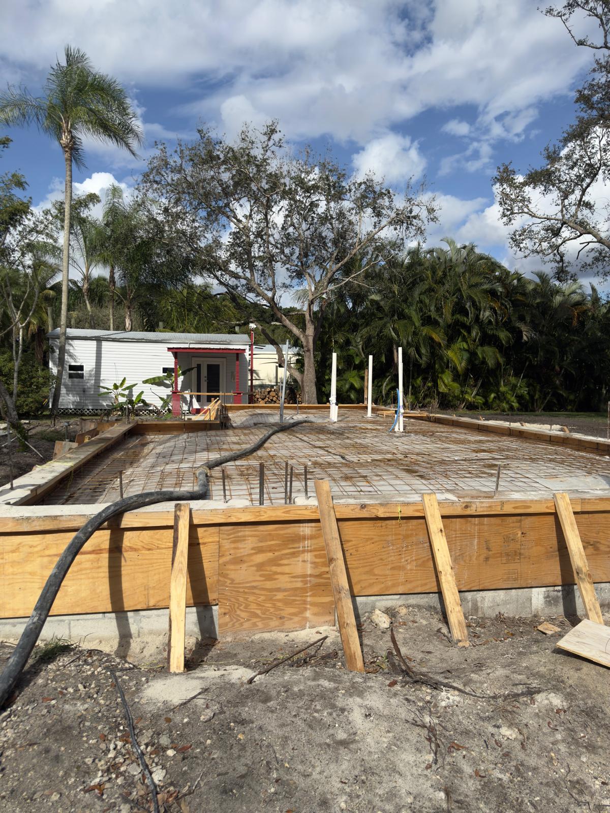 Foundation slab preparation - LMV Construction
